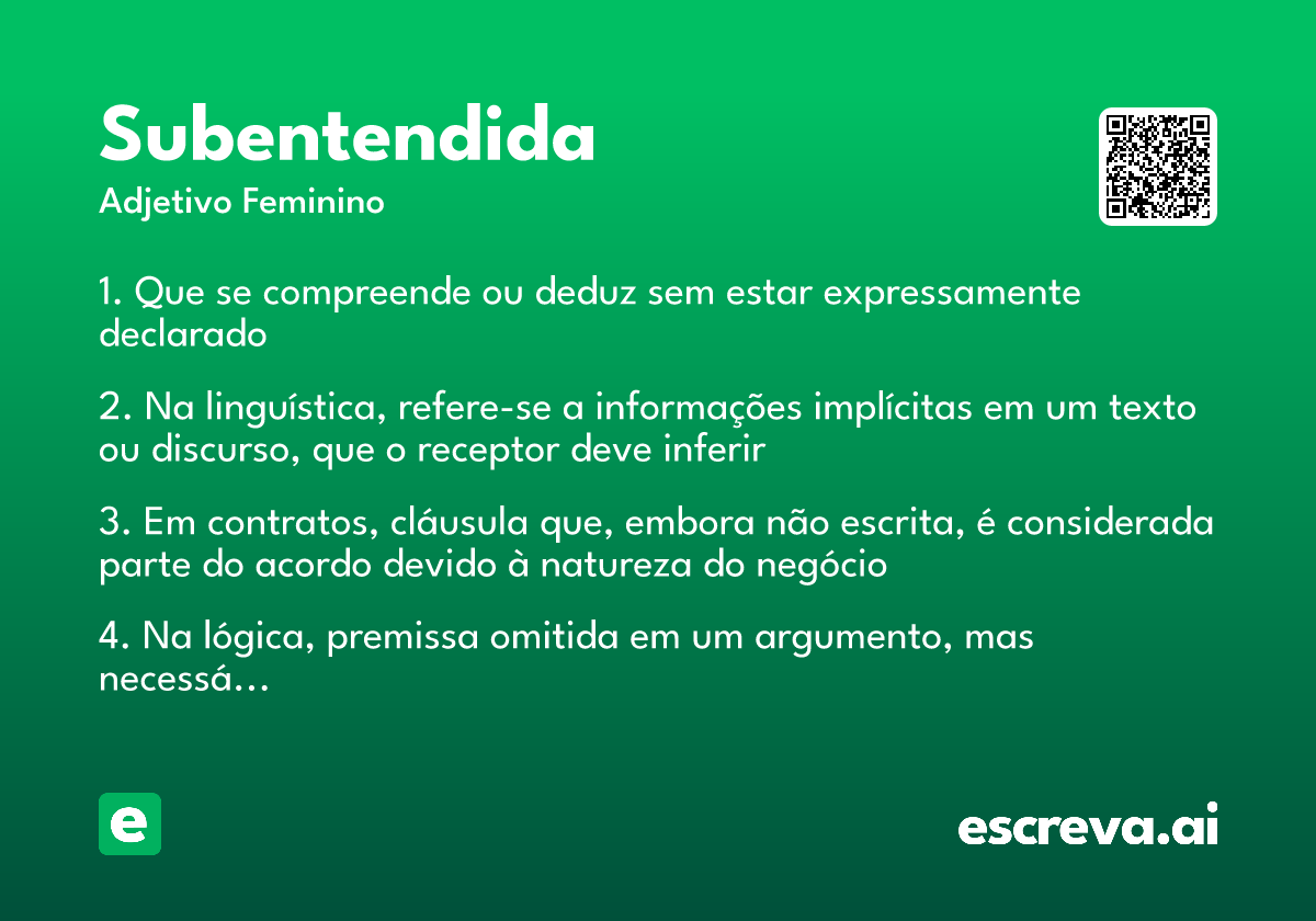 subentendida