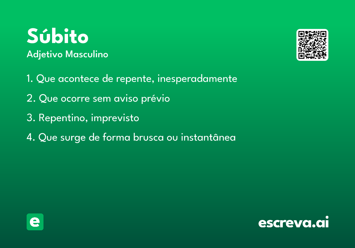 súbito
