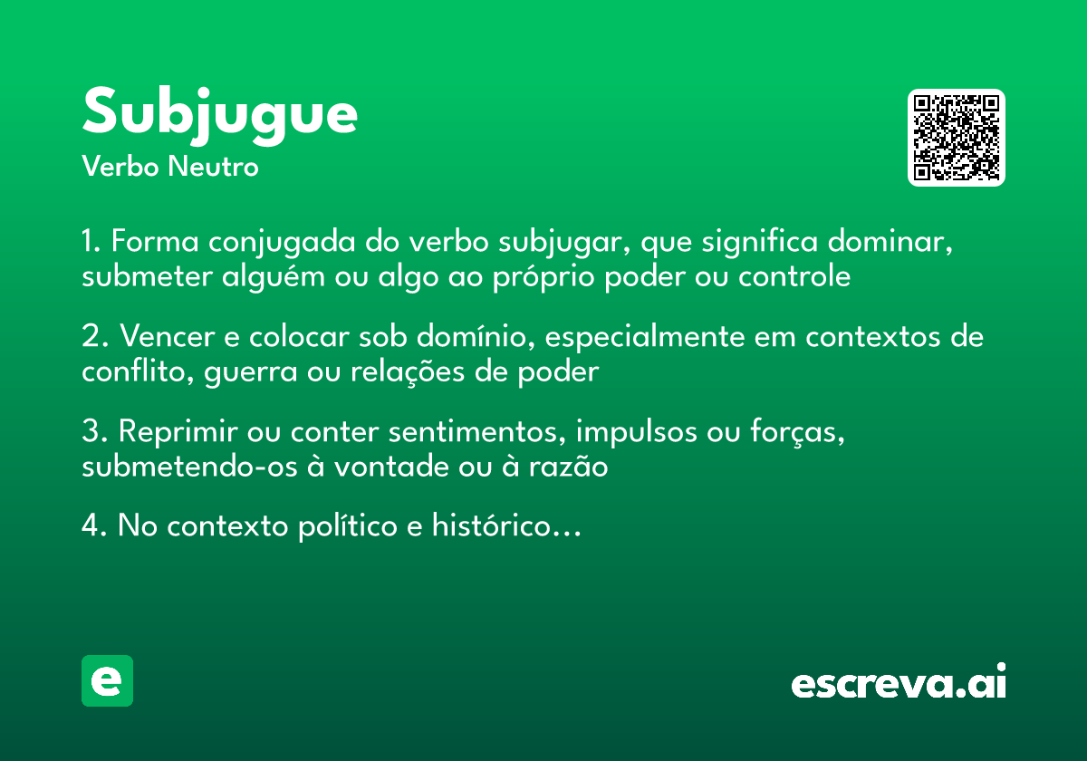 subjugue