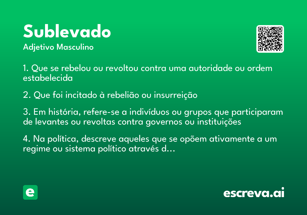 sublevado