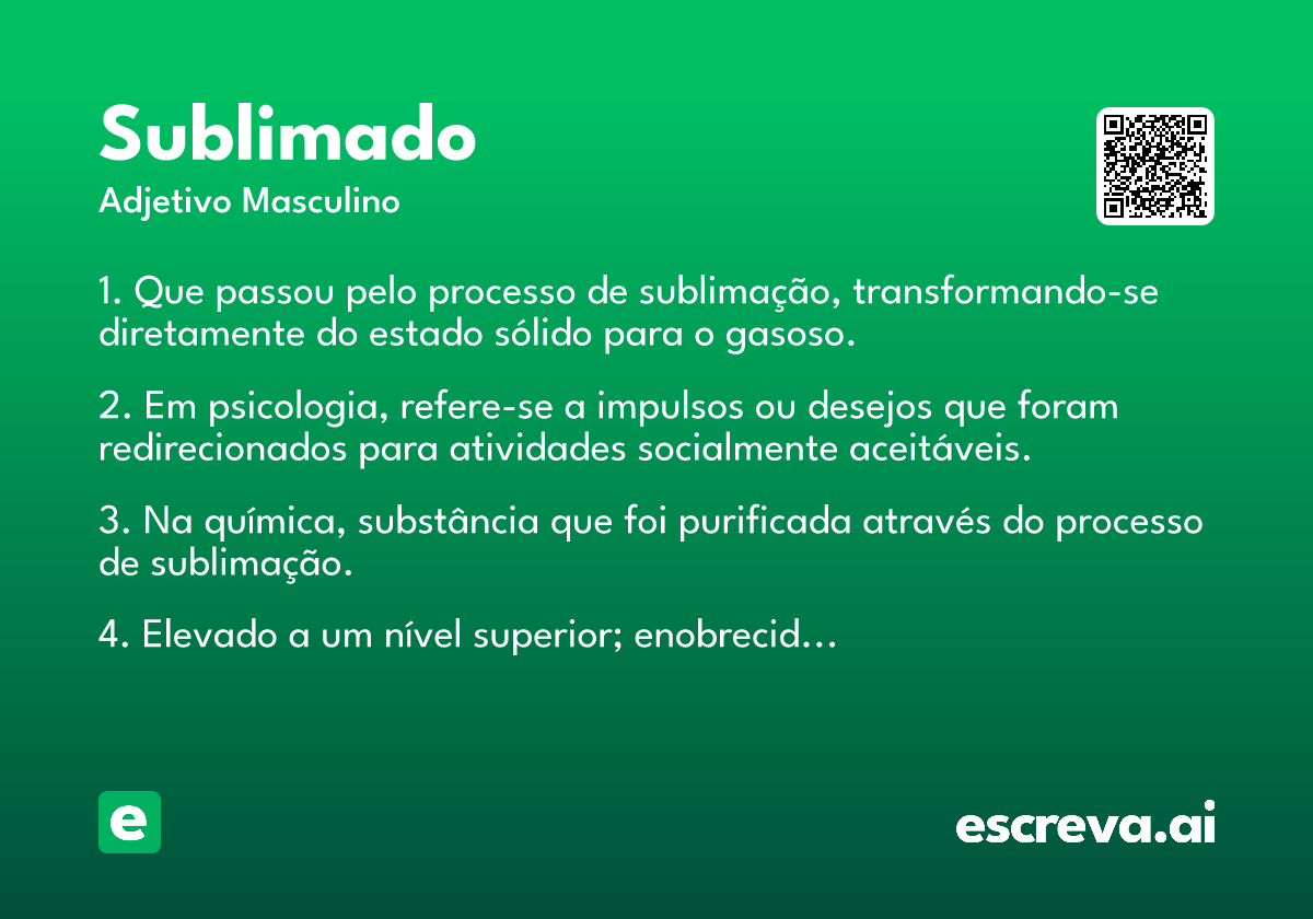 sublimado