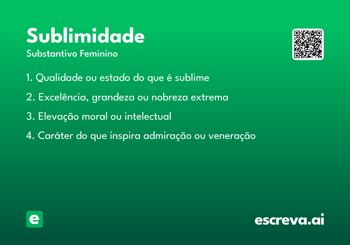 sublimidade