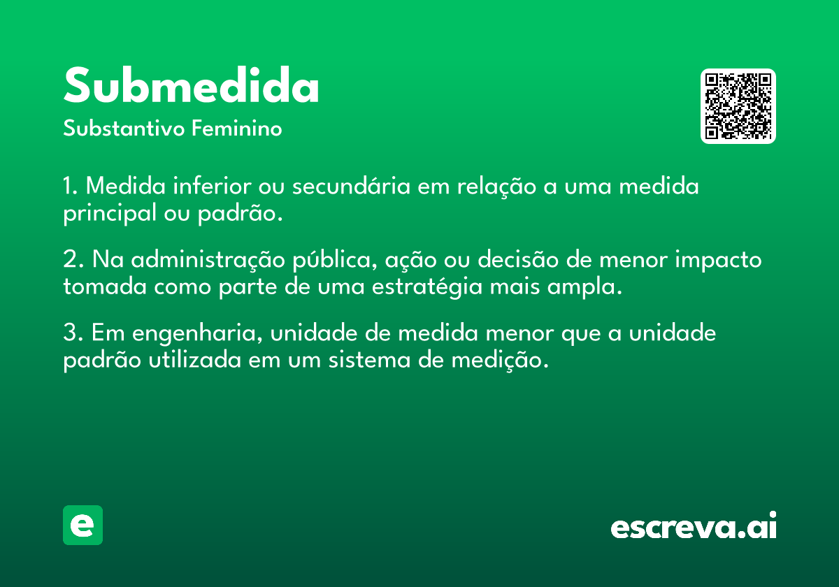 submedida