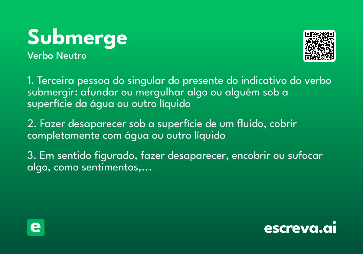 submerge