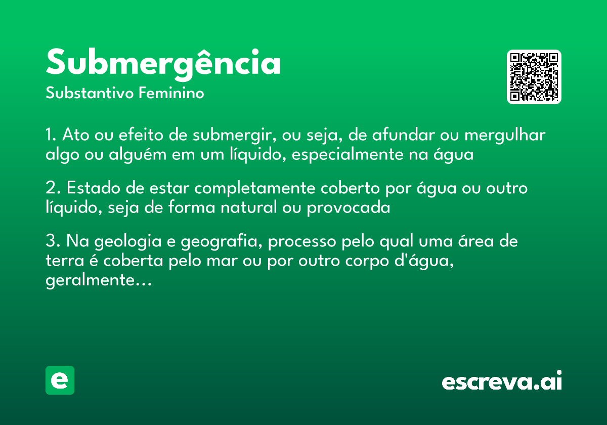submergência