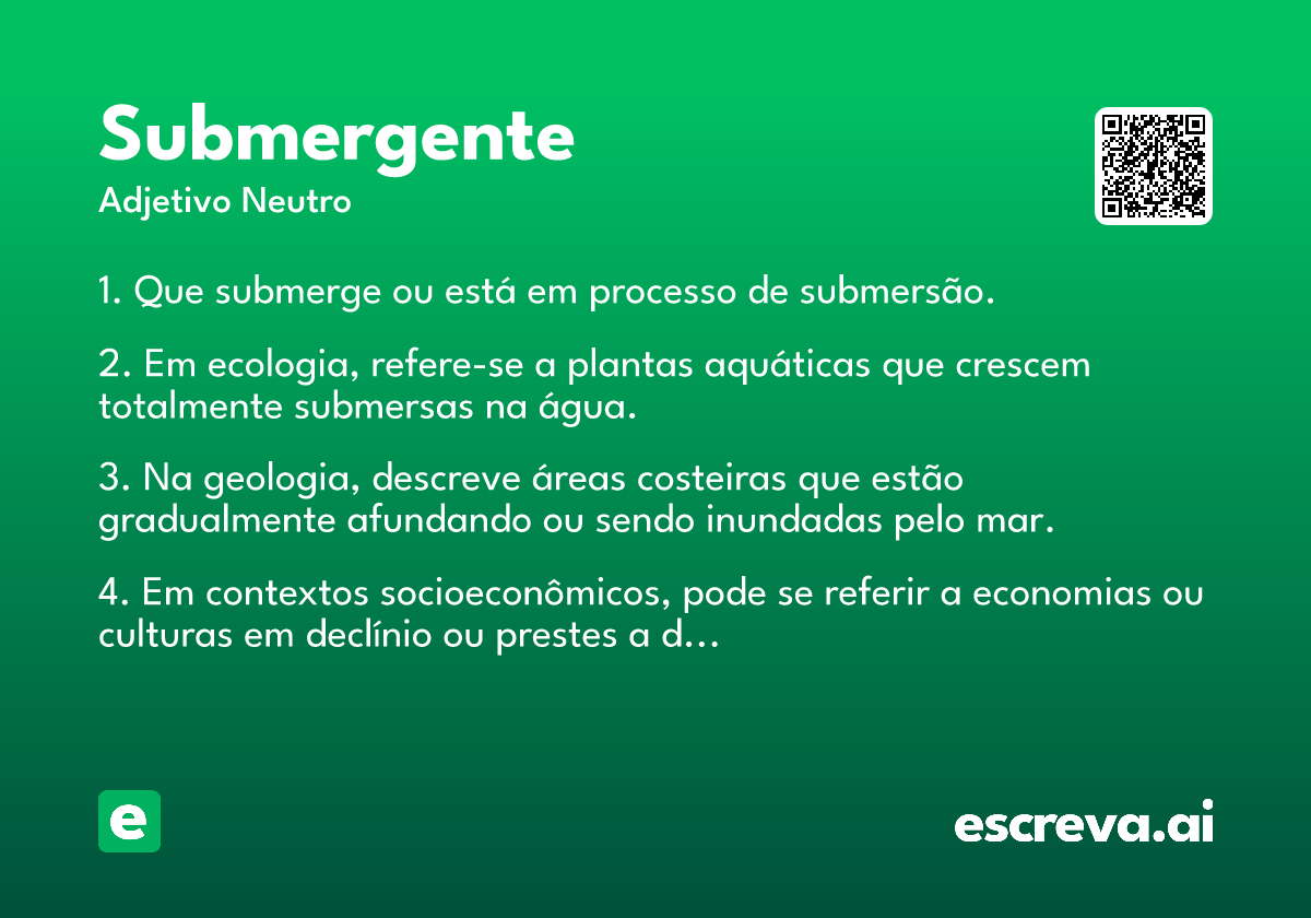 submergente