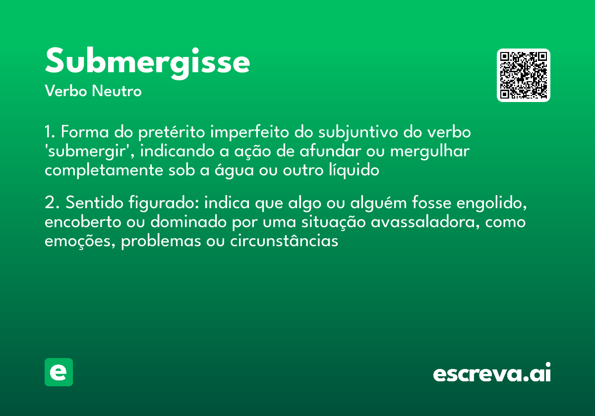 submergisse