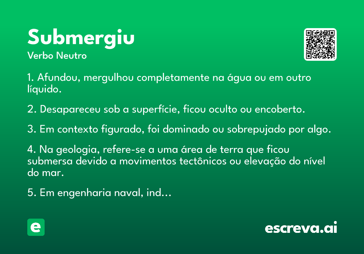 submergiu