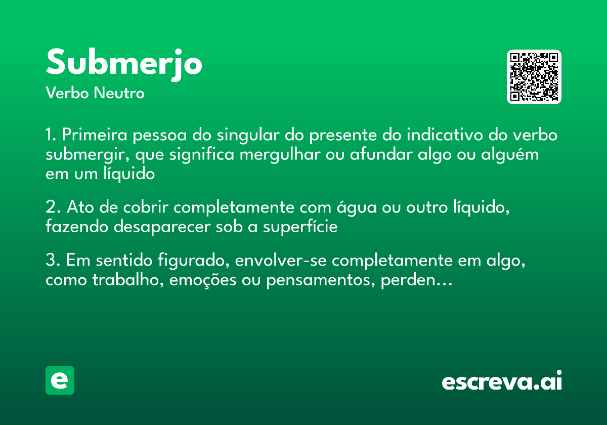 submerjo
