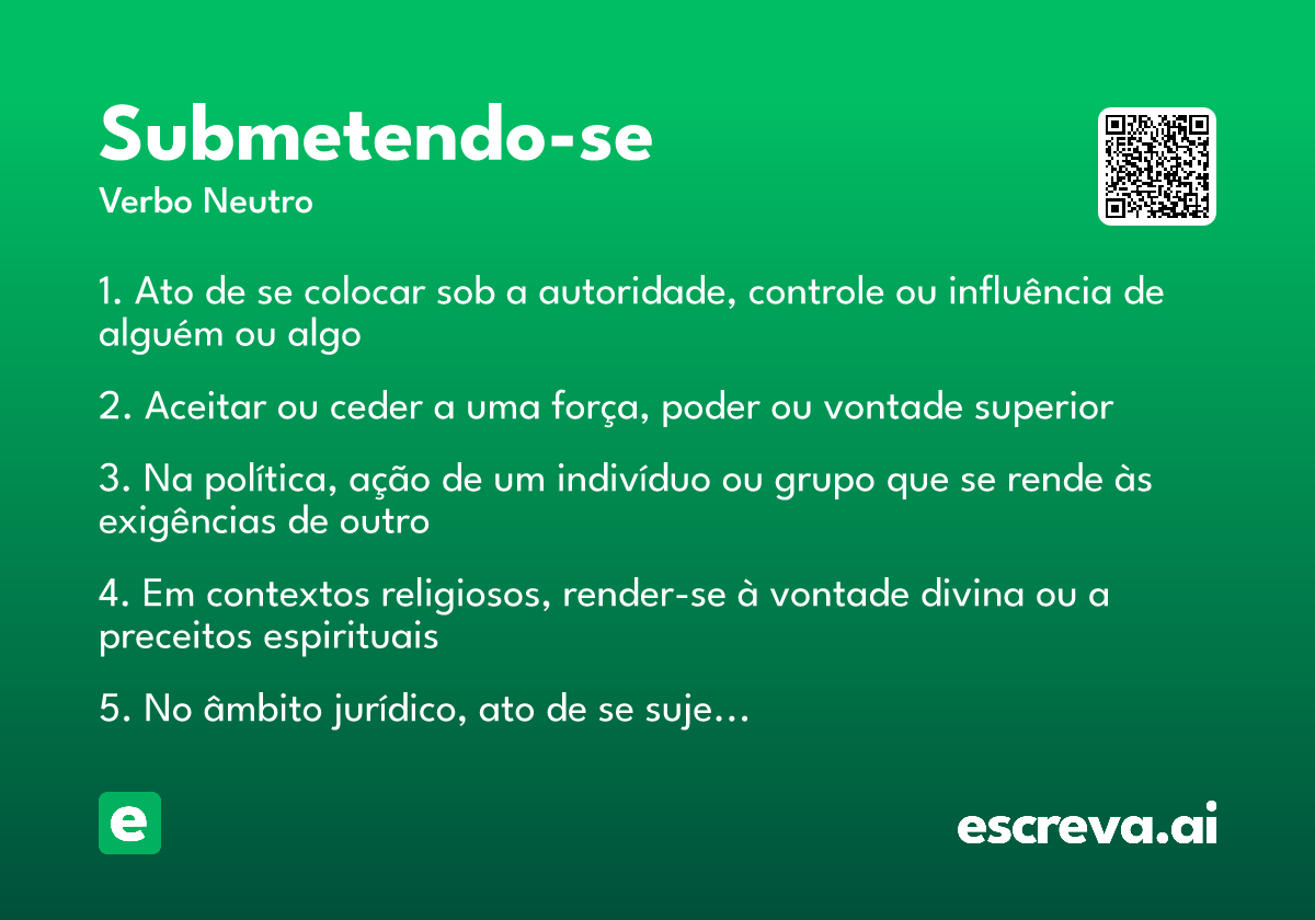 submetendo-se