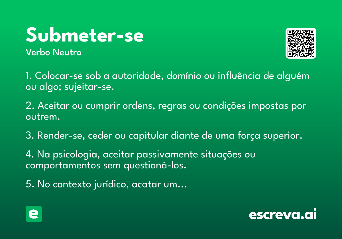 submeter-se