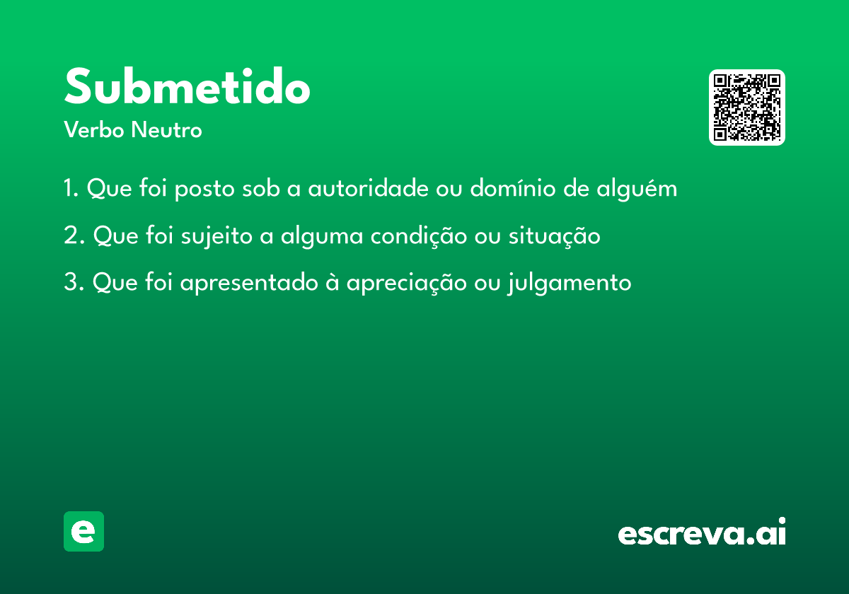 submetido