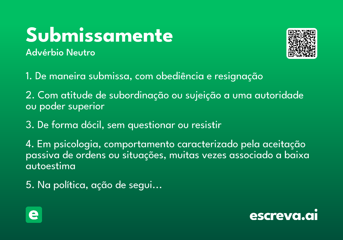 submissamente