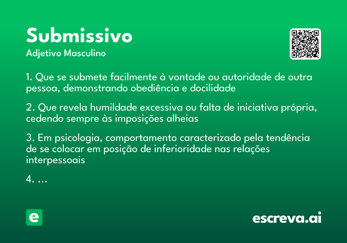 submissivo