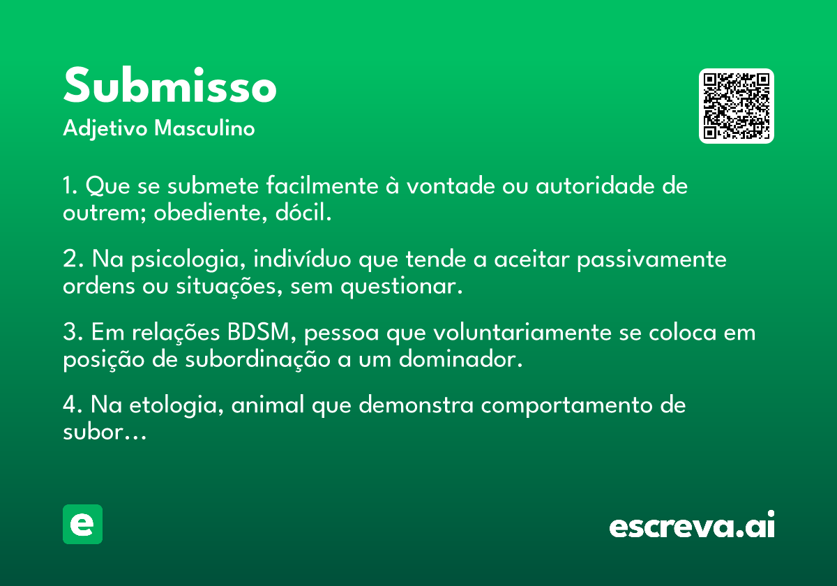 submisso