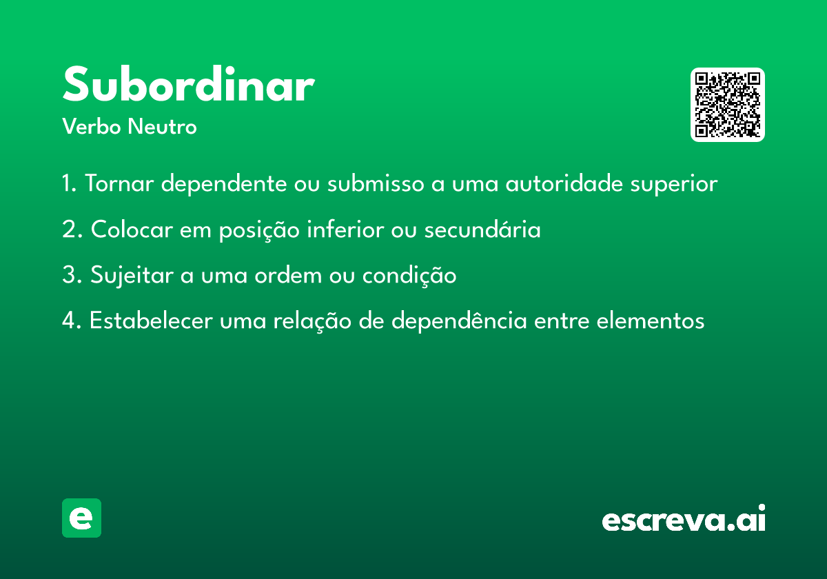 subordinar