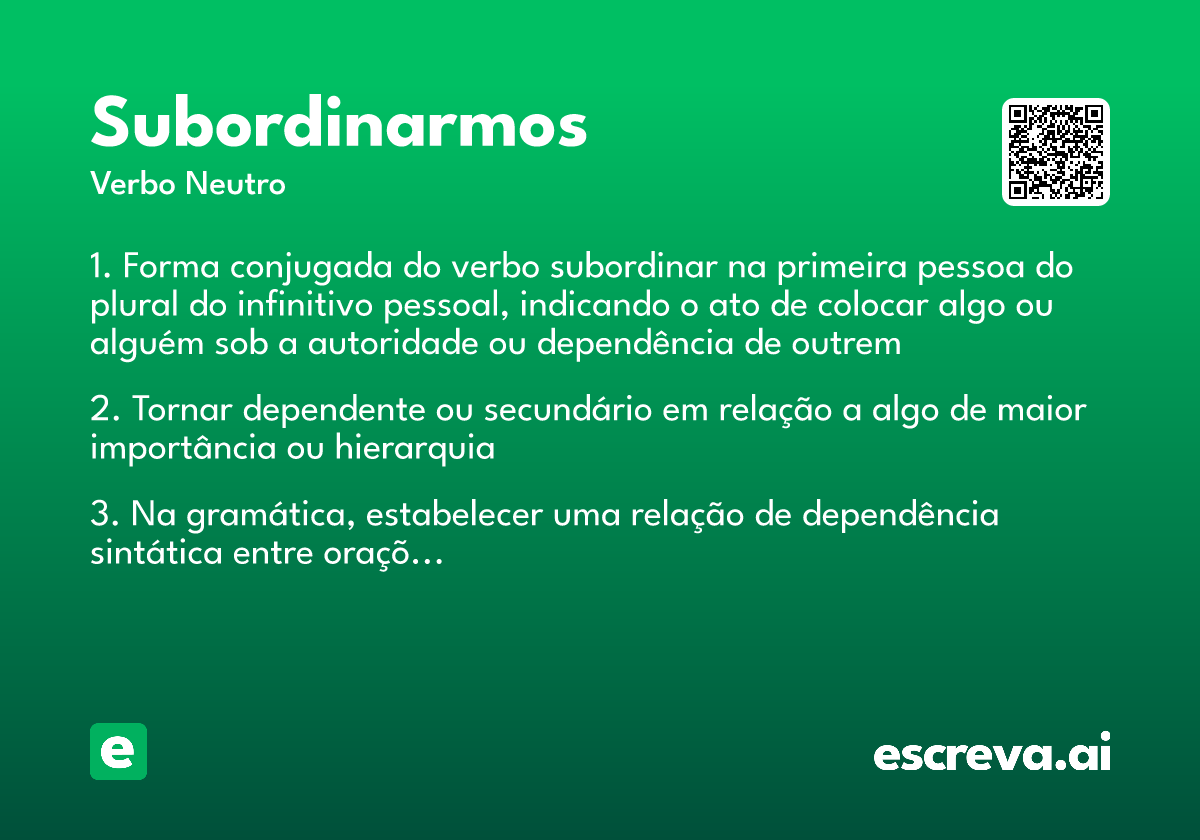 subordinarmos