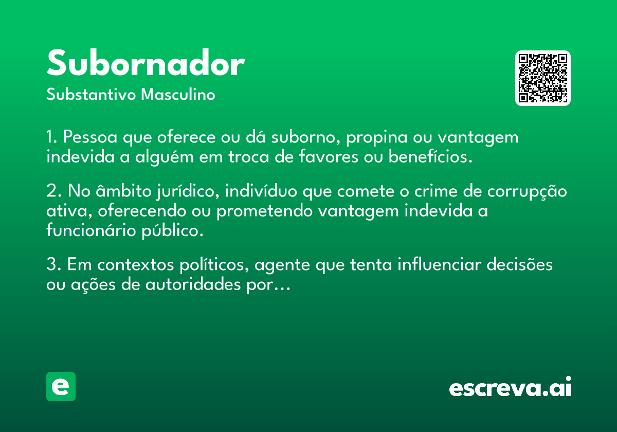 subornador