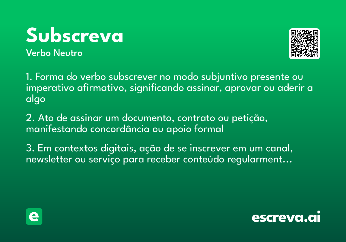 subscreva
