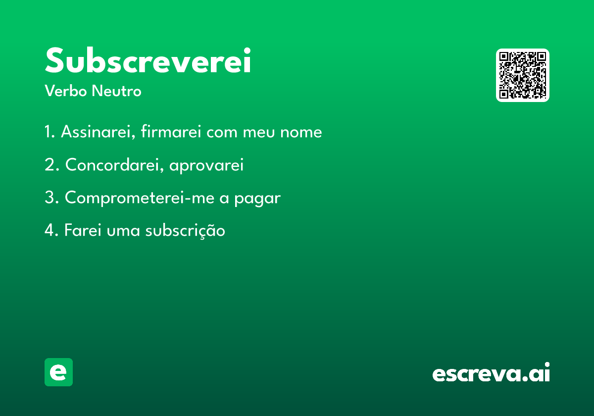 subscreverei