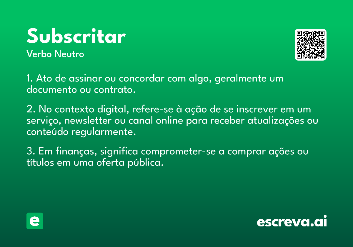 subscritar