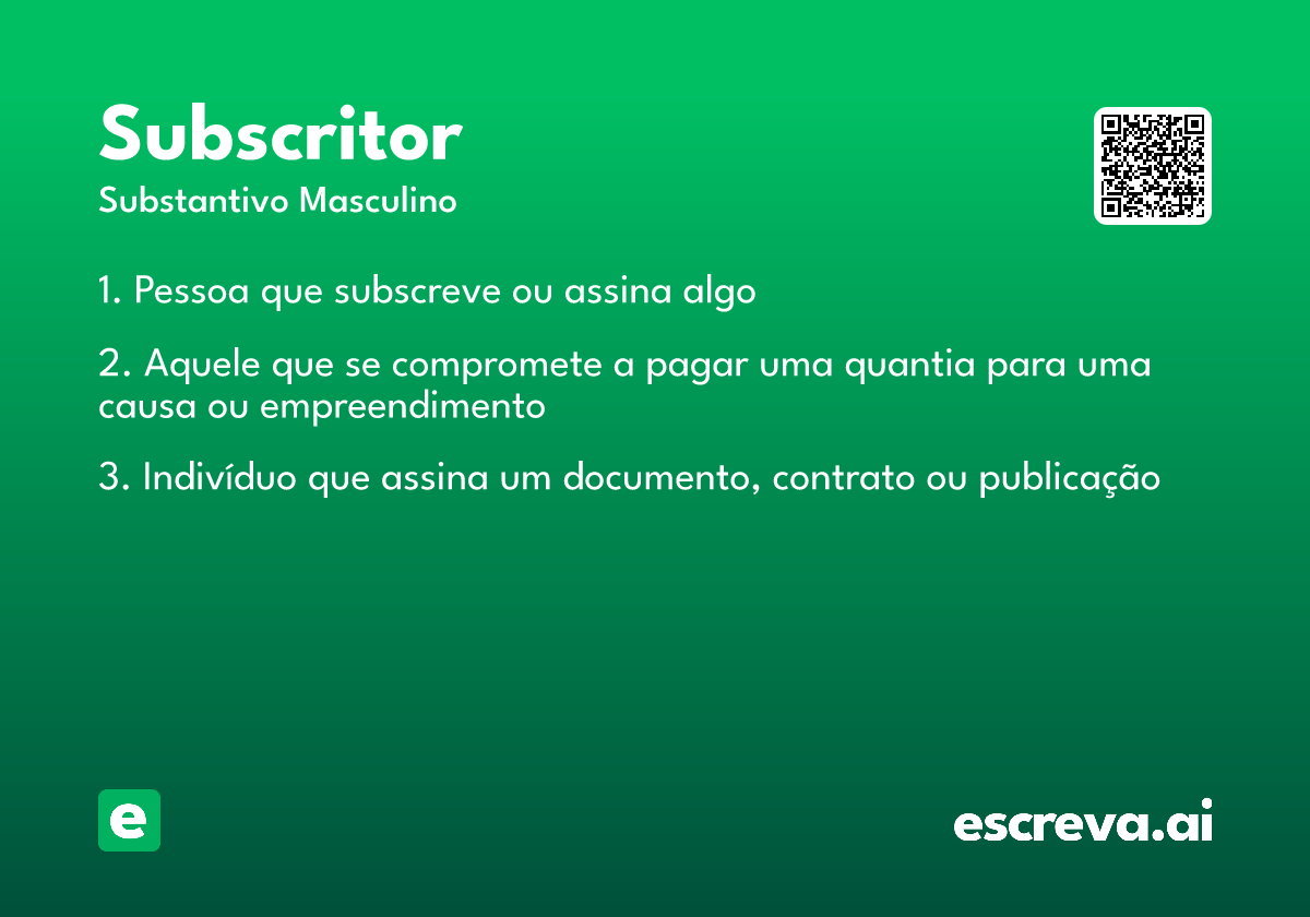 subscritor