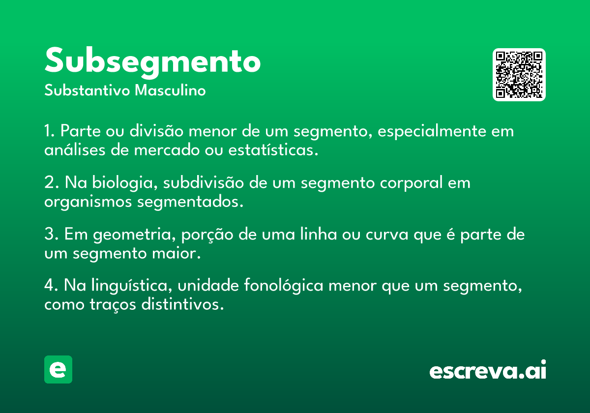 subsegmento
