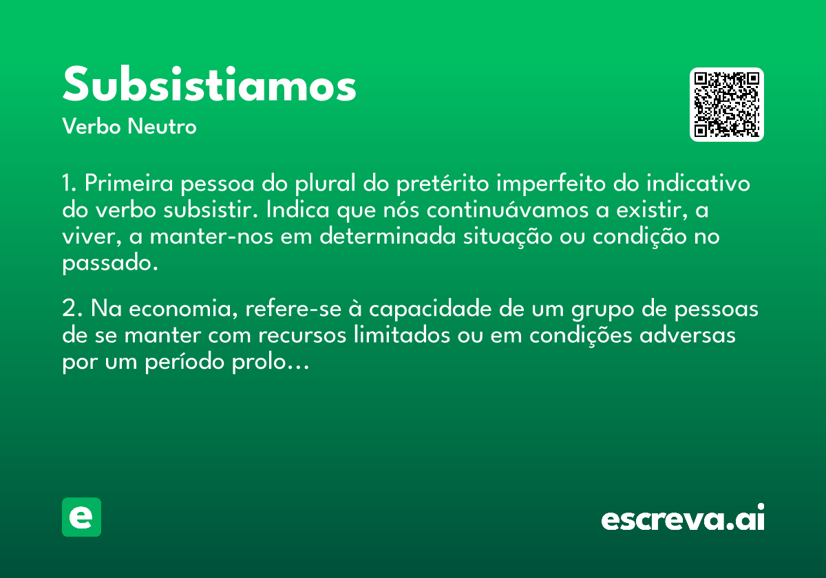 subsistiamos