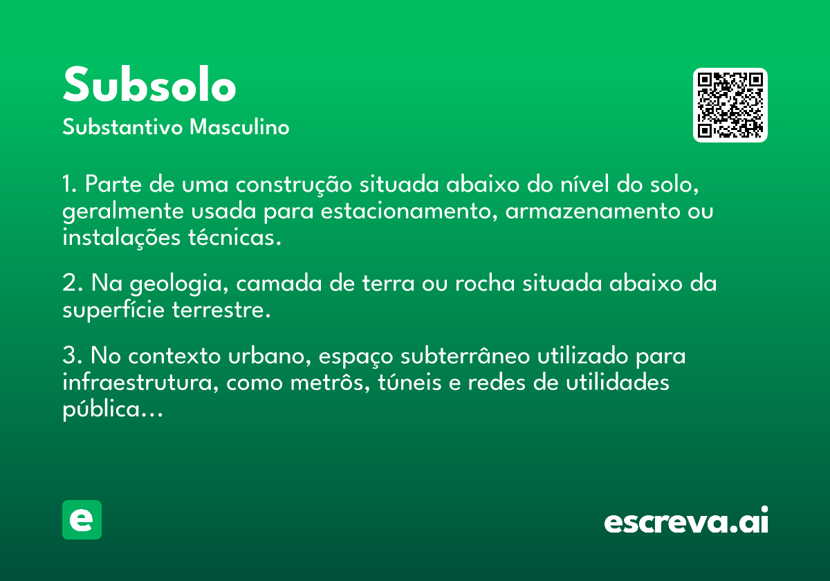 subsolo