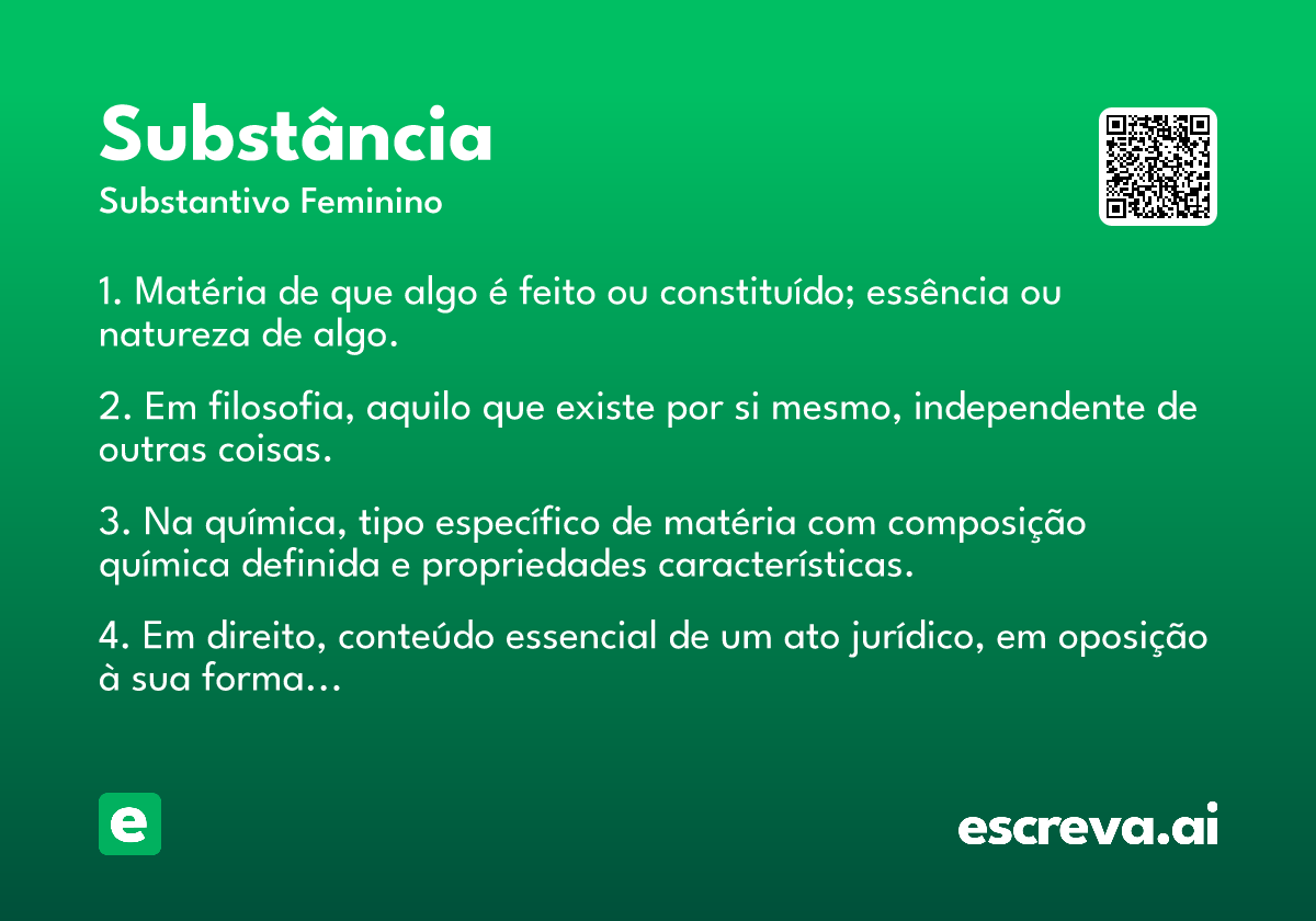 substância