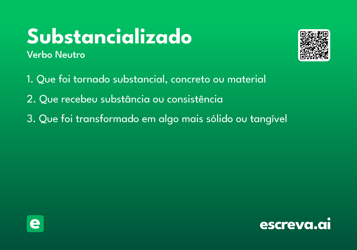 substancializado
