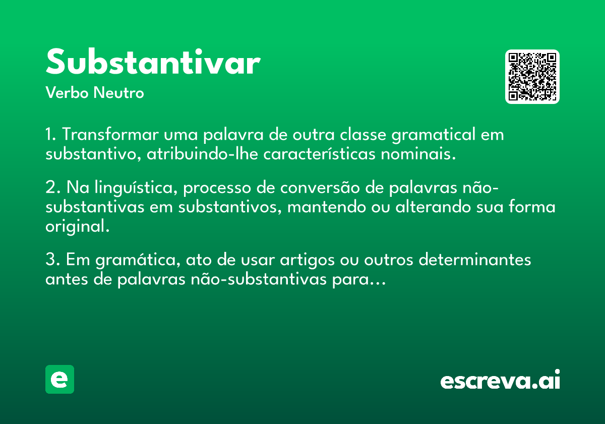 substantivar