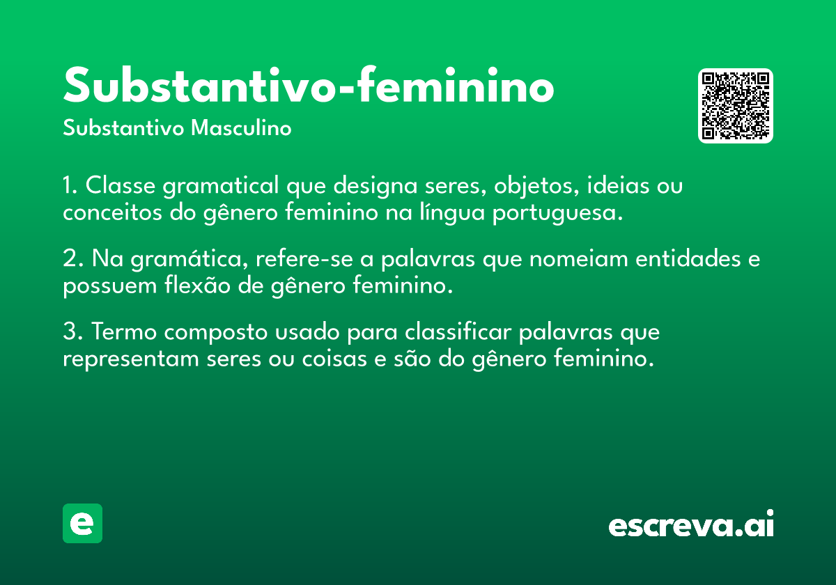 substantivo-feminino