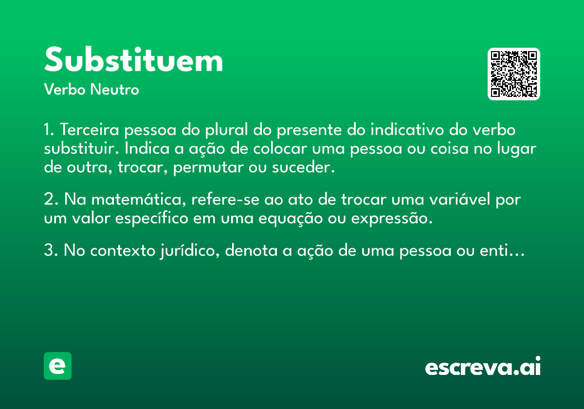 substituem