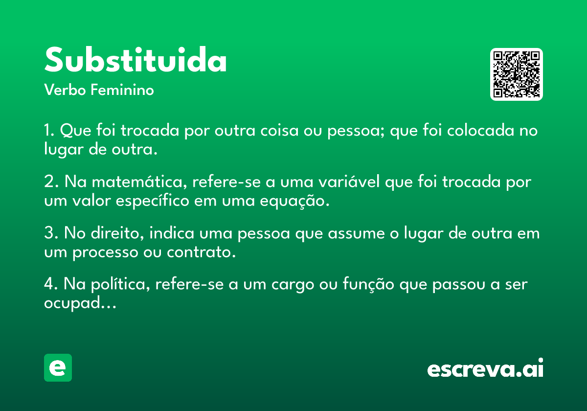 substituida
