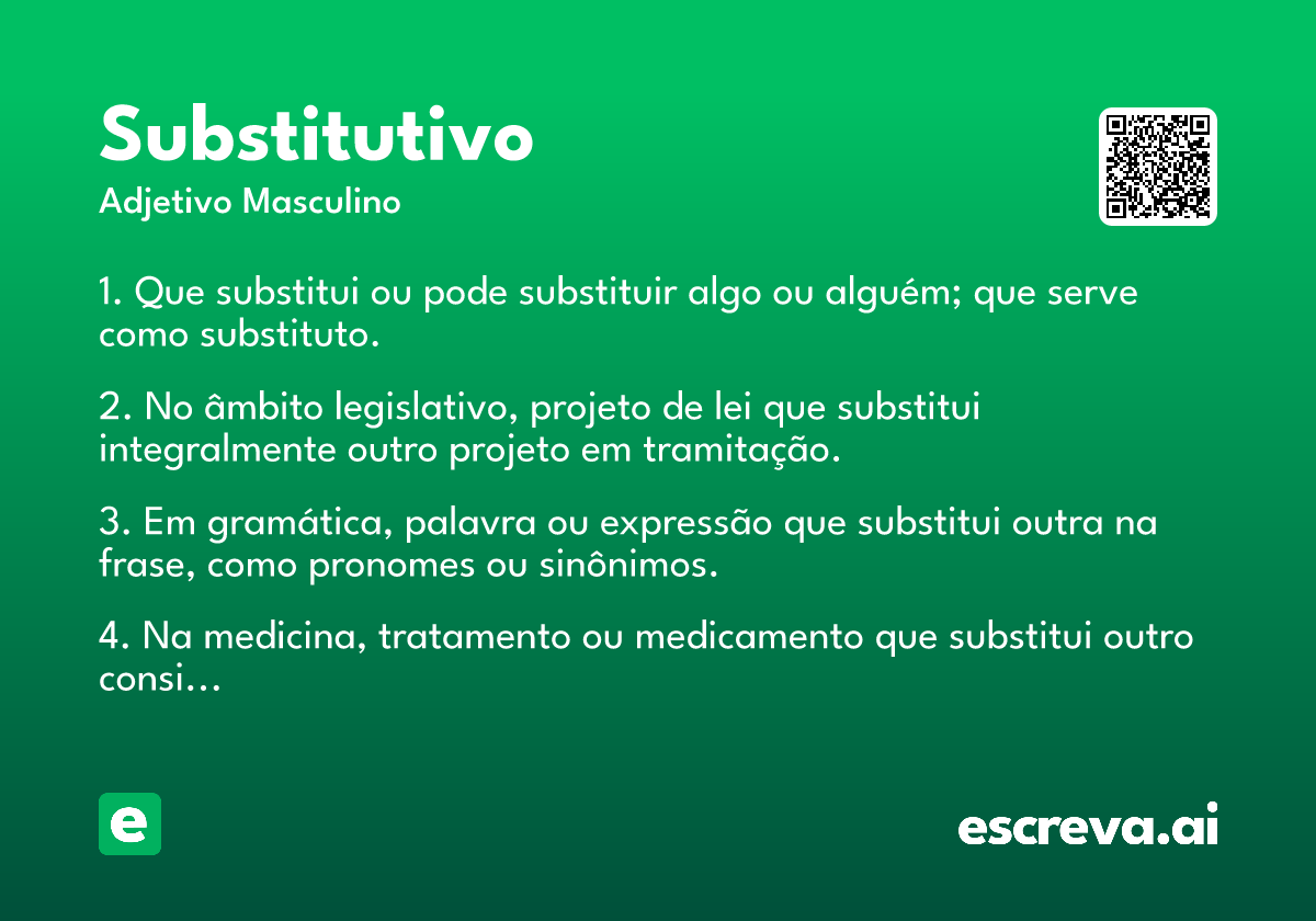 substitutivo