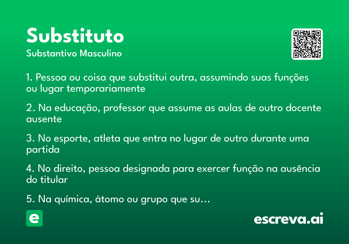 substituto