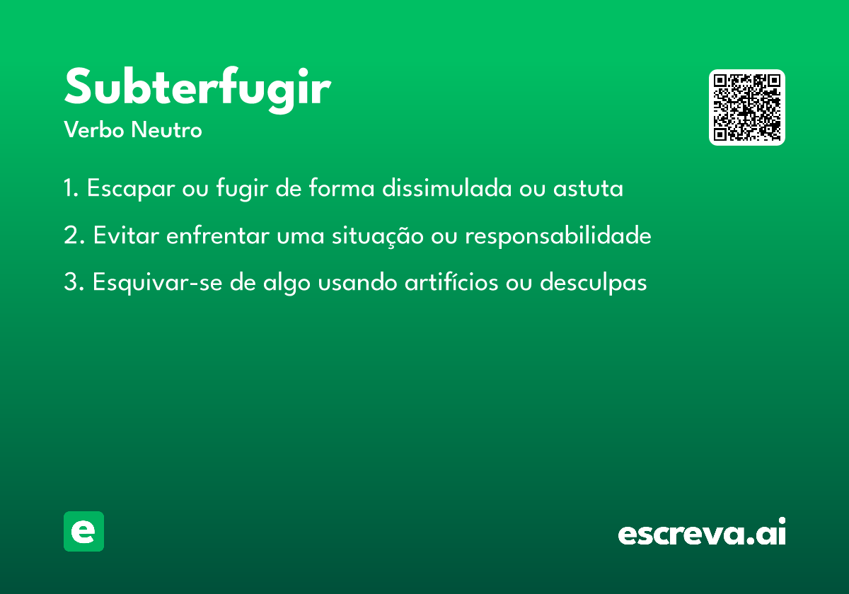 subterfugir