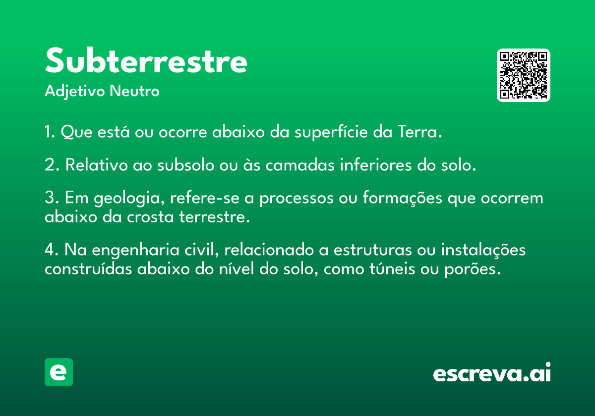 subterrestre