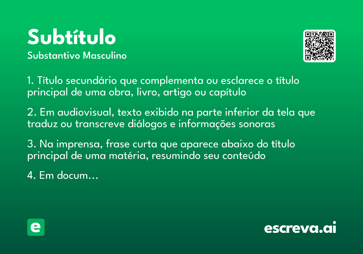 subtítulo