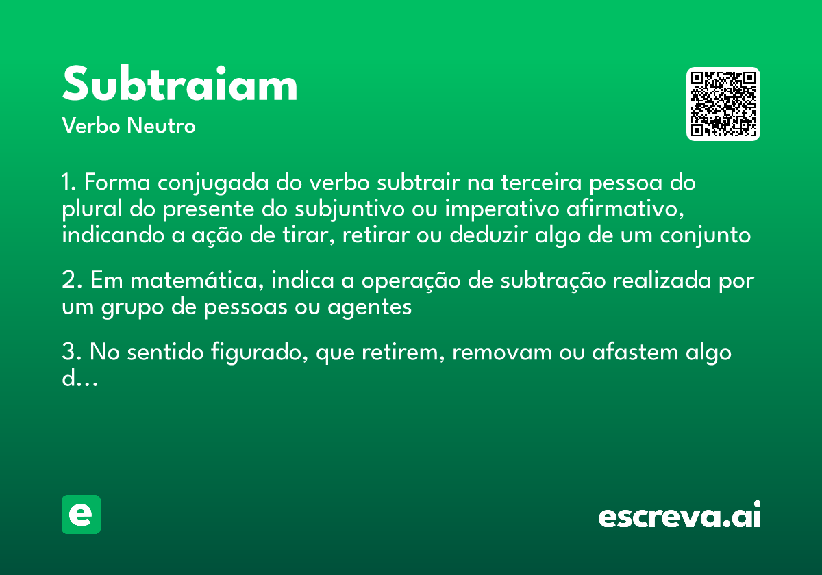 subtraiam
