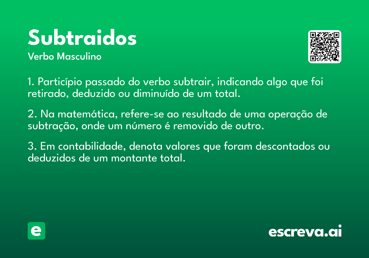subtraidos