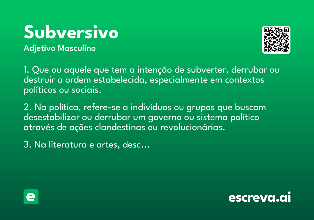 subversivo