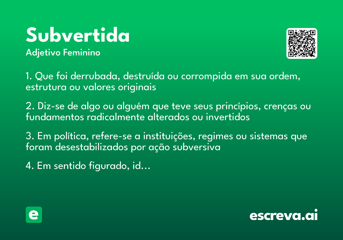 subvertida