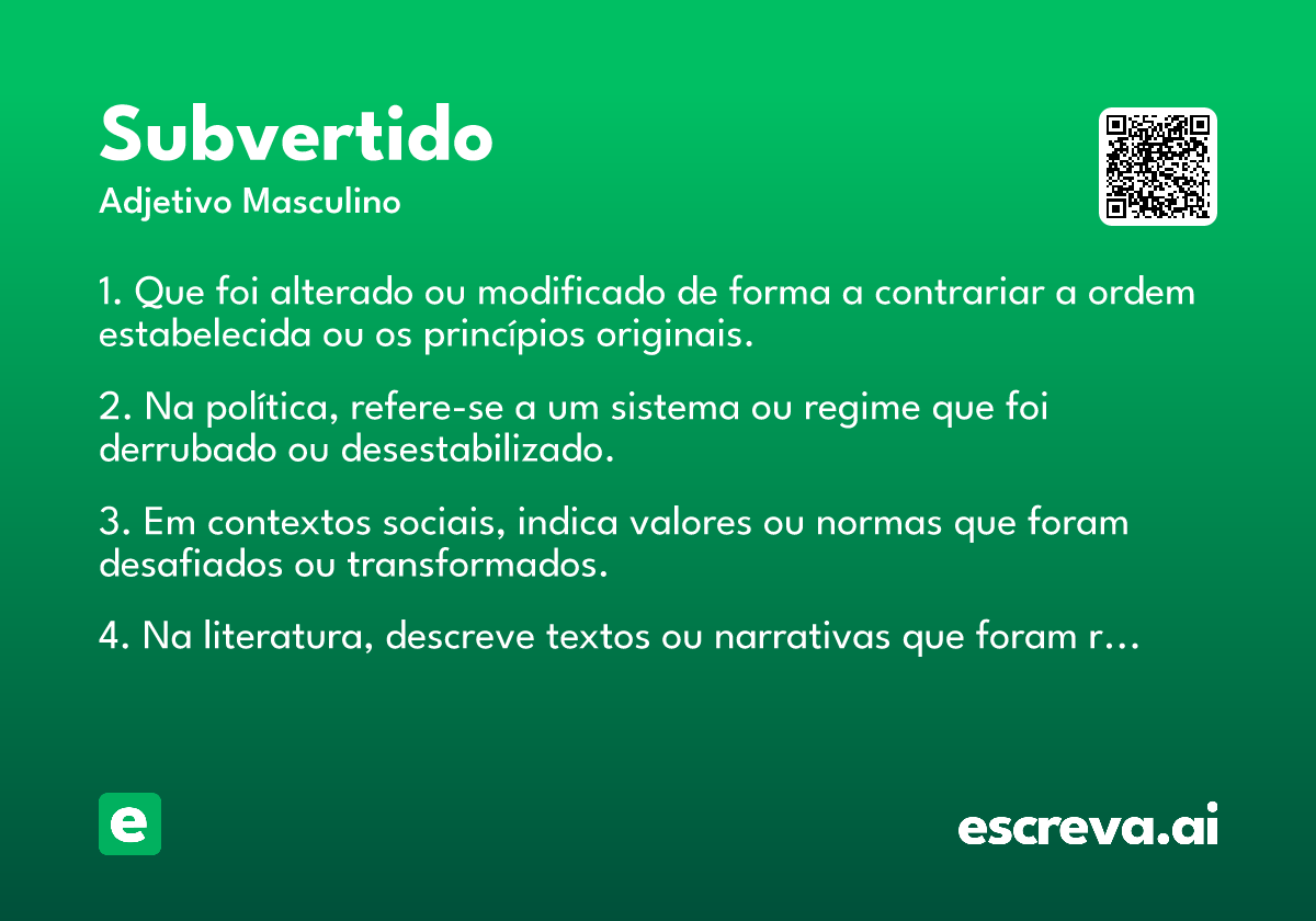 subvertido