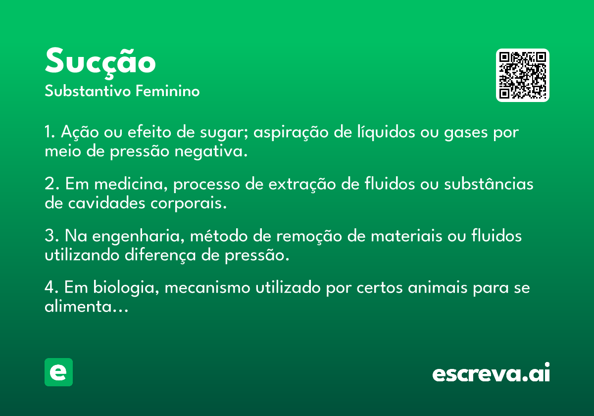 sucção