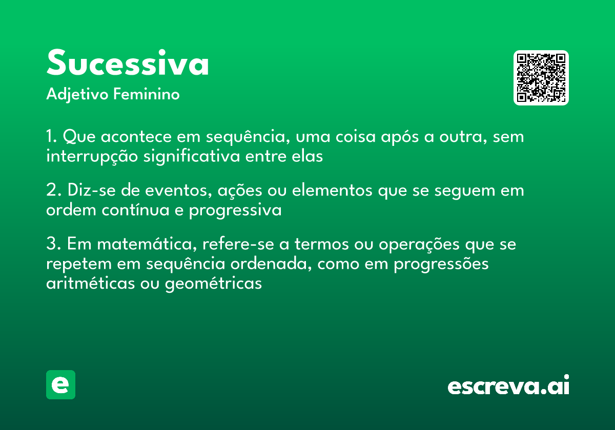 sucessiva