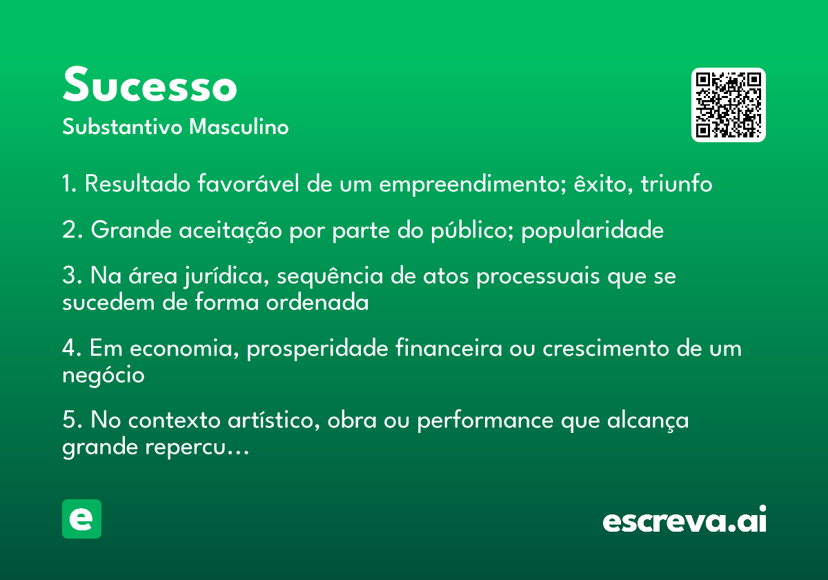 sucesso