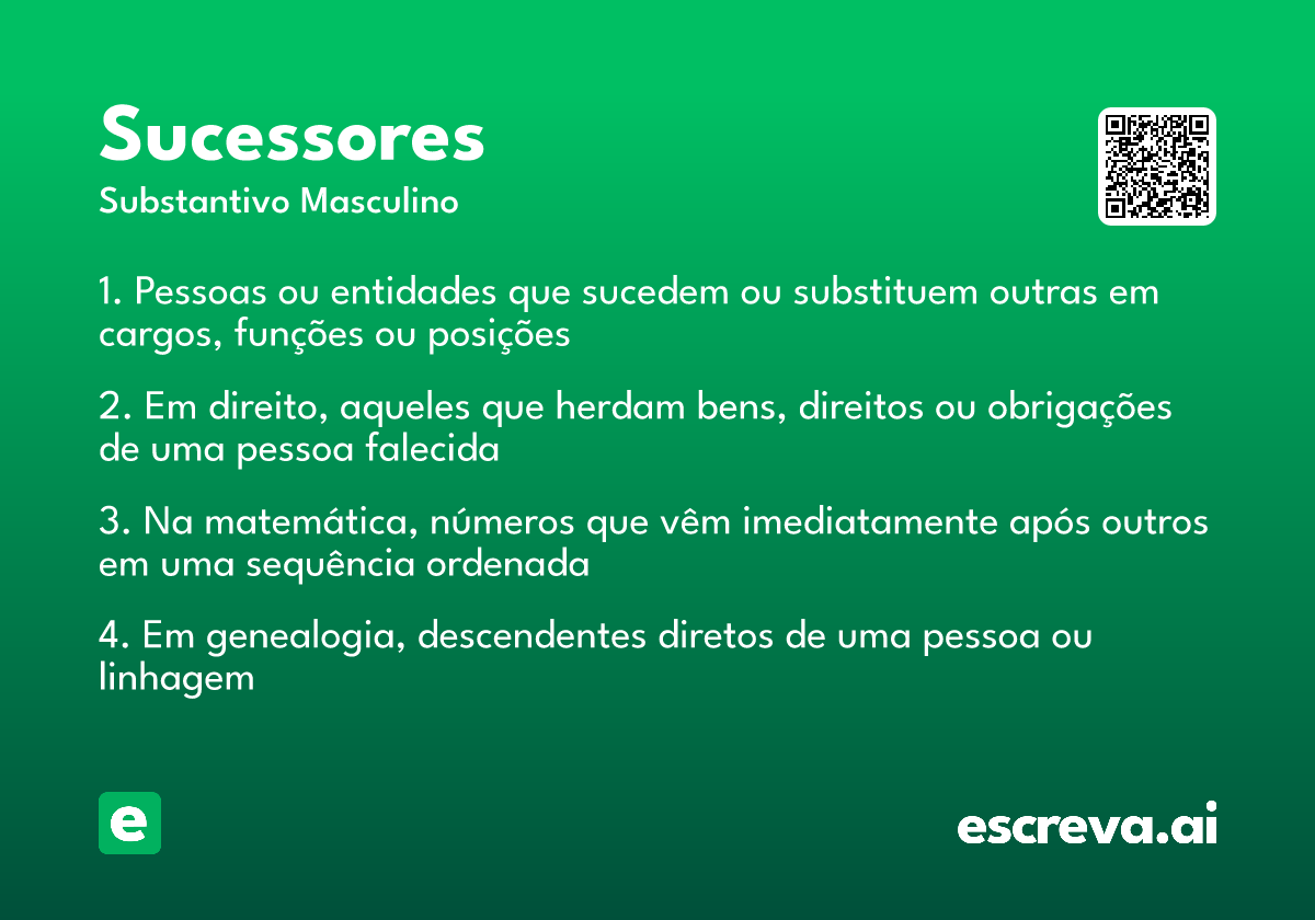 sucessores