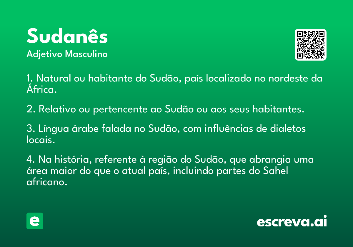 sudanês